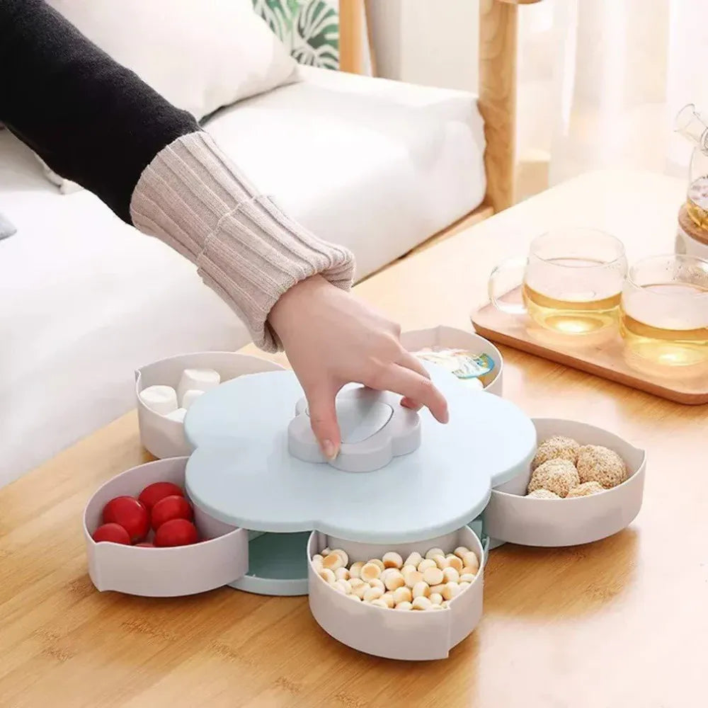 Rotating snack storage box - home & kitchen