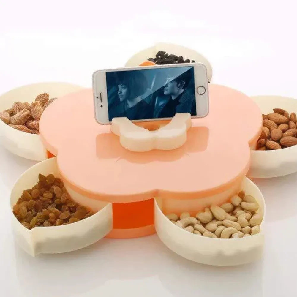 Rotating snack storage box - home & kitchen