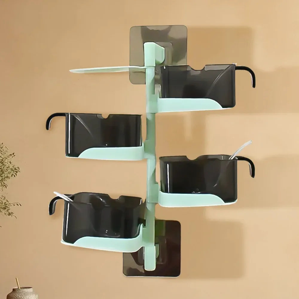 Rotating vertical spice rack - home & kitchen