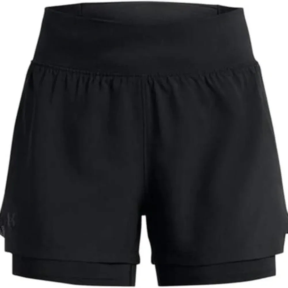 Running 2-in-1 slim fit shorts – black
