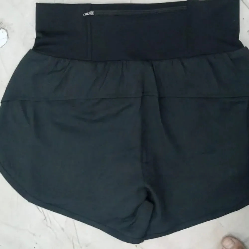 Running 2-in-1 slim fit shorts – black