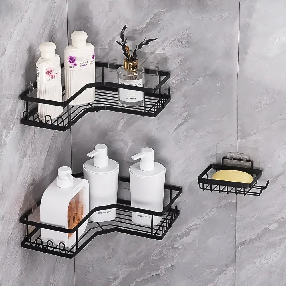 Rustproof corner shelf organizer - home improvement