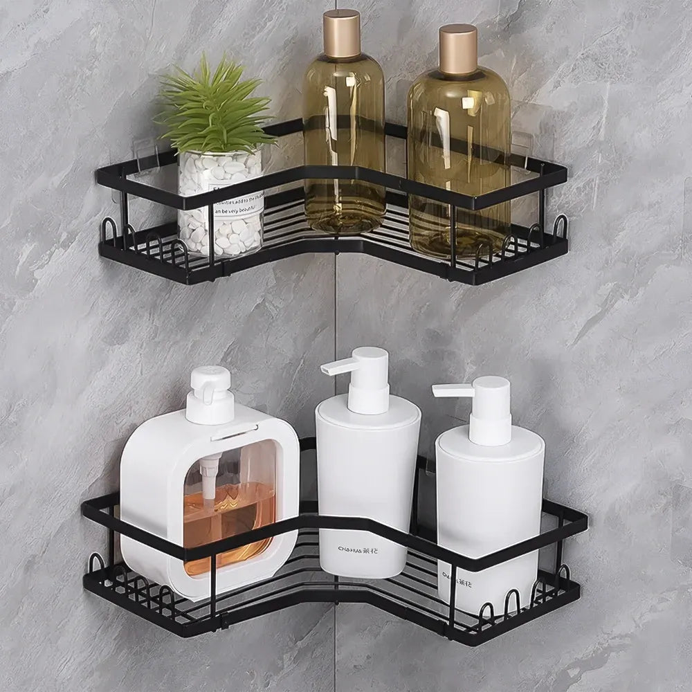 Rustproof corner shelf organizer - home improvement