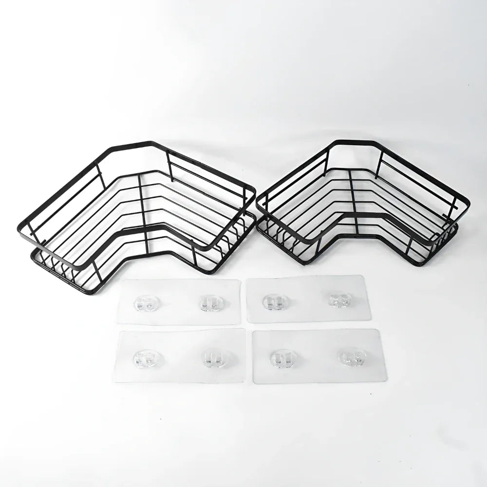 Rustproof corner shelf organizer - home improvement