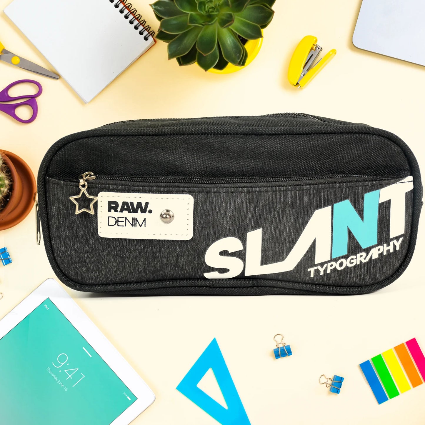 Durable Zippered Pencil Pouch