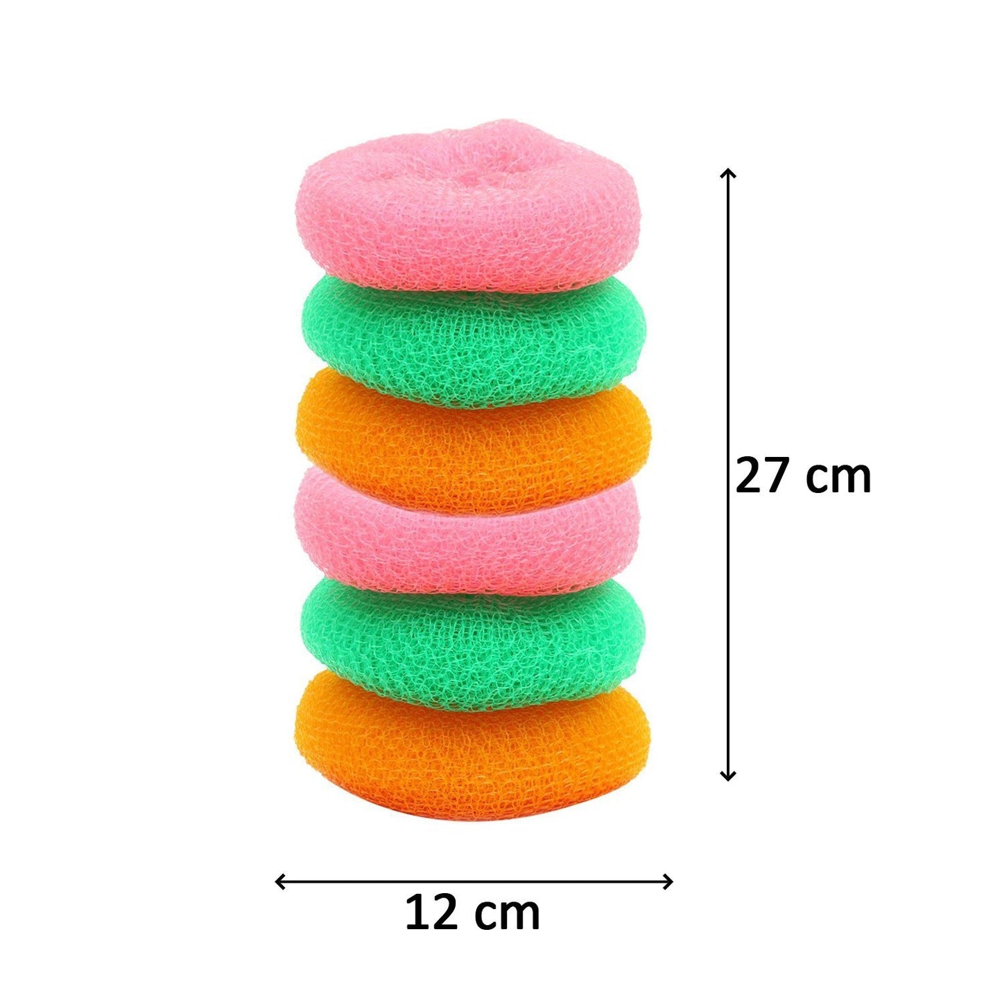 Plastic Round Nylon Bath Scrubber