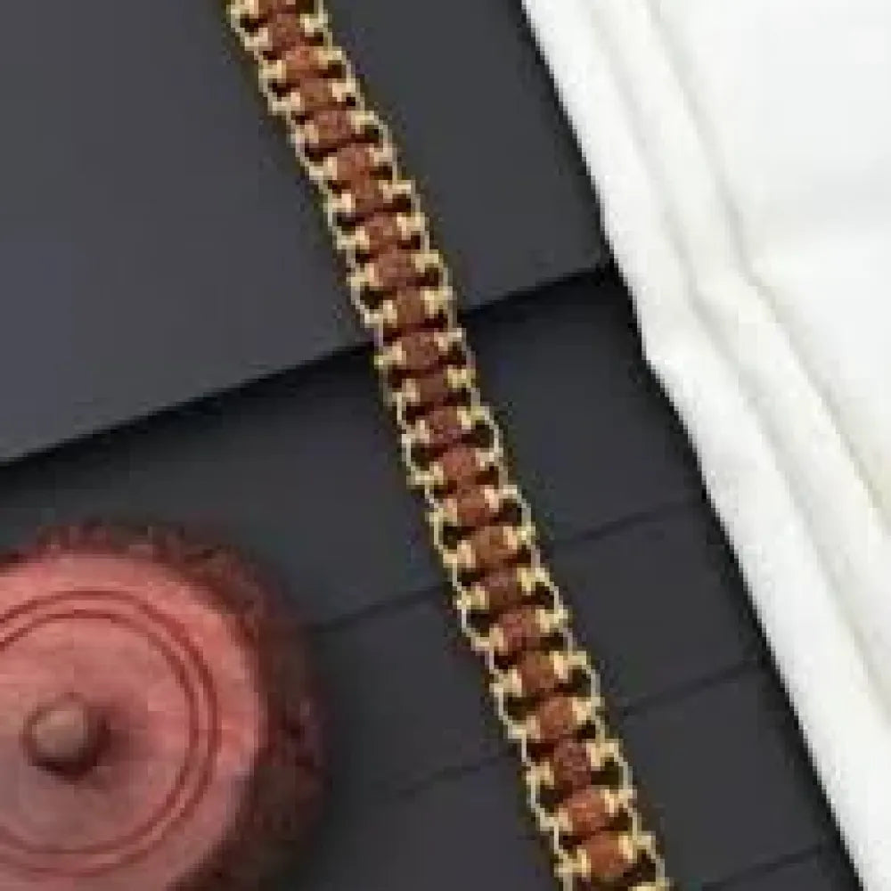 Sacred rudraksha bracelet rakhi - bracelets