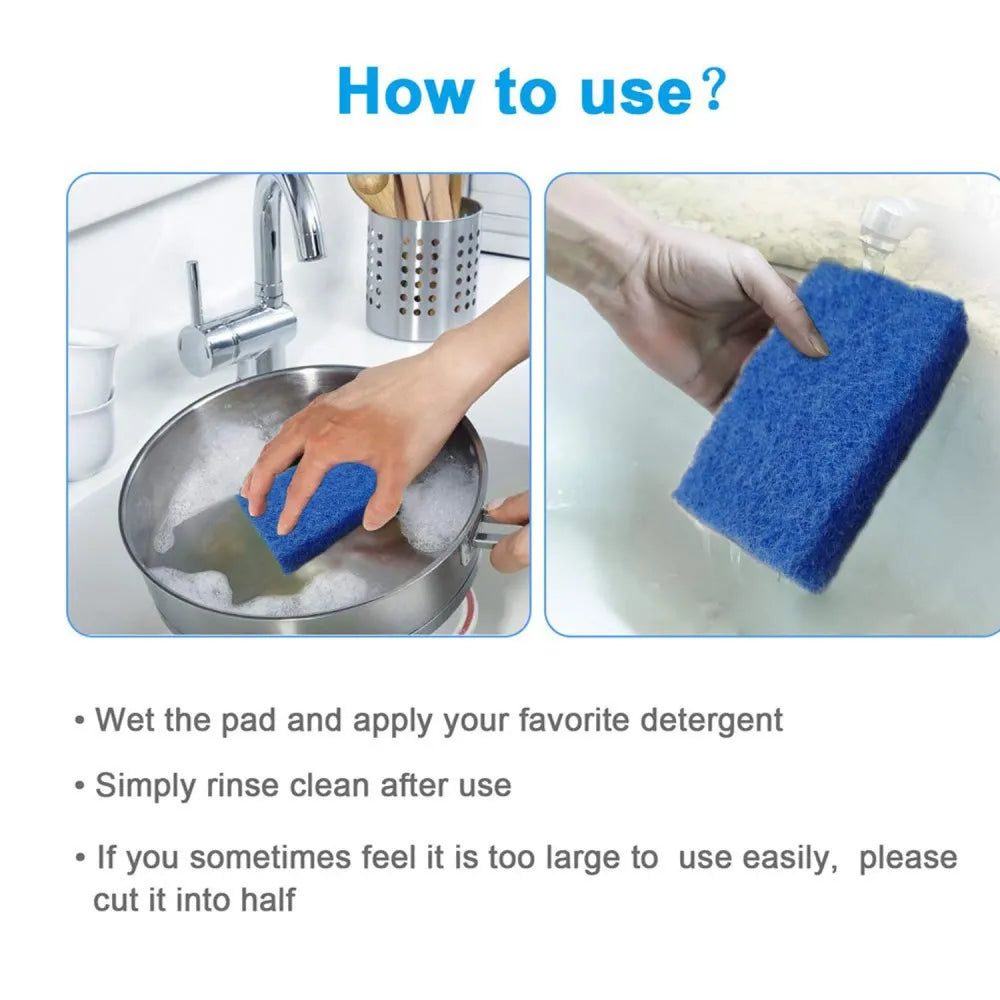 Scratch-free kitchen scrubber pads - home &
