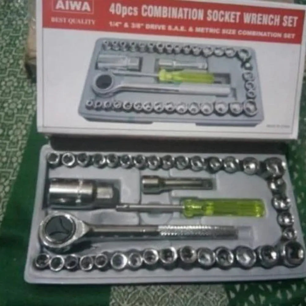 Screwdriver tool kit-multipurpose 40 in 1 socket set and bit kit