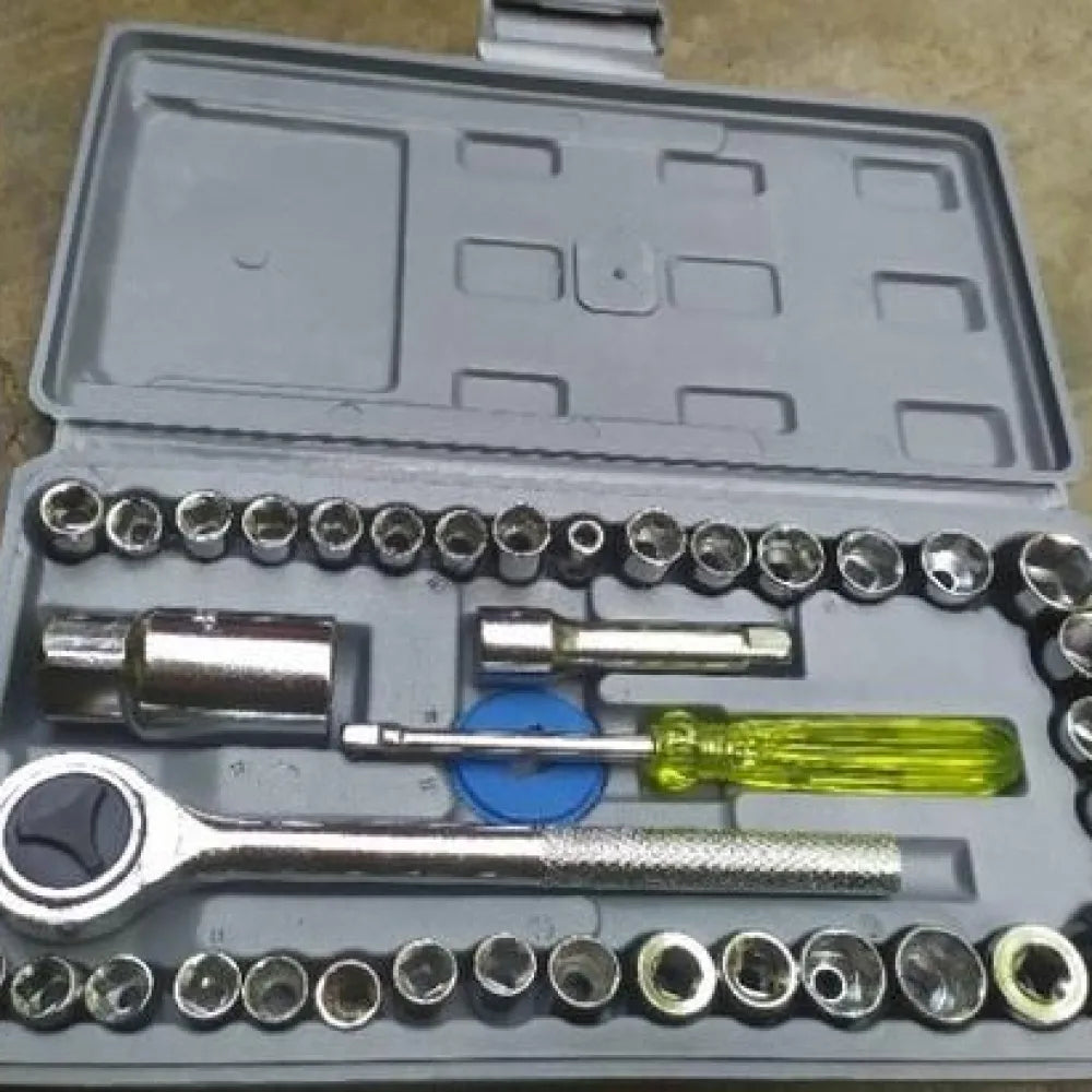 Screwdriver tool kit-multipurpose 40 in 1 socket set and bit kit
