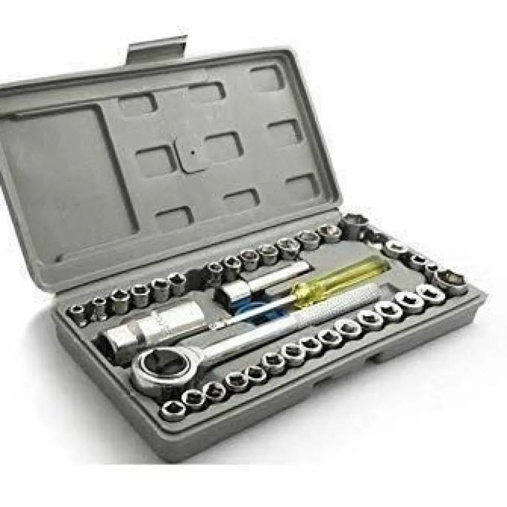 Screwdriver tool kit-multipurpose 40 in 1 socket set and bit kit