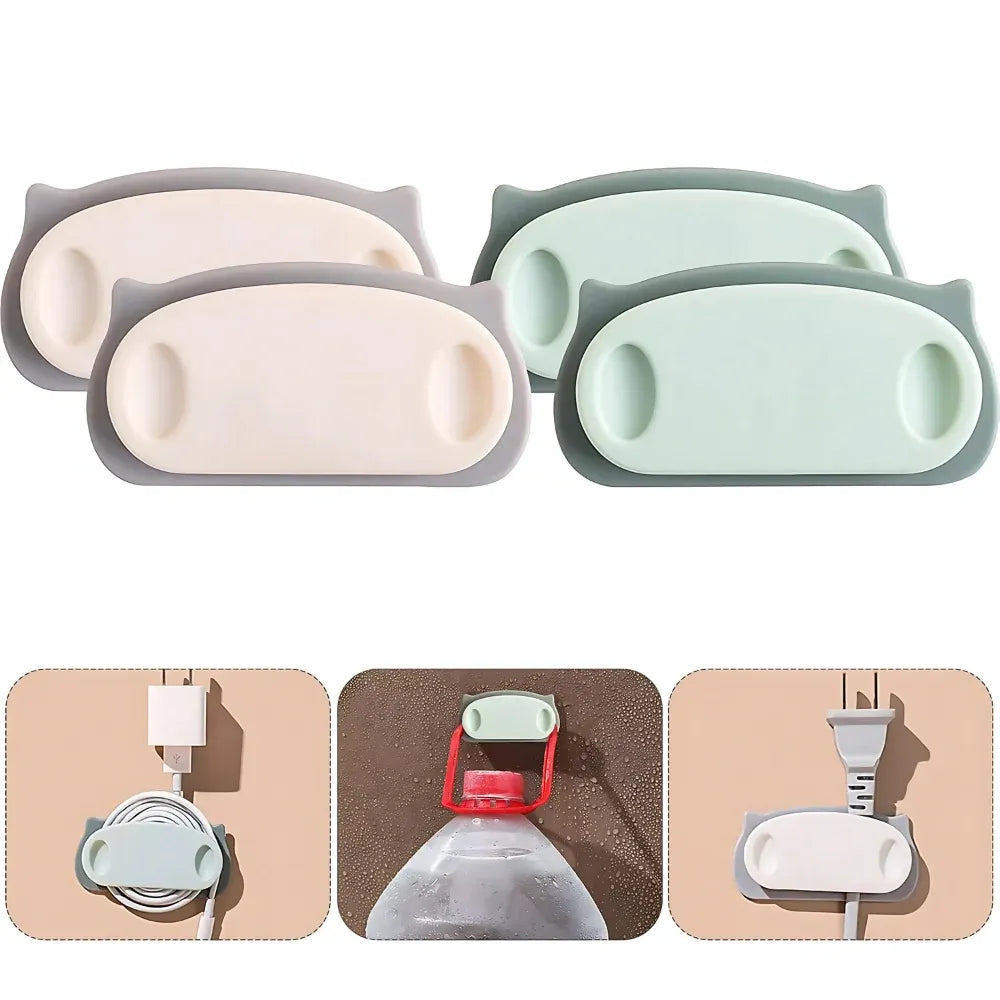 Self-adhesive cable organizer clips - home improvement