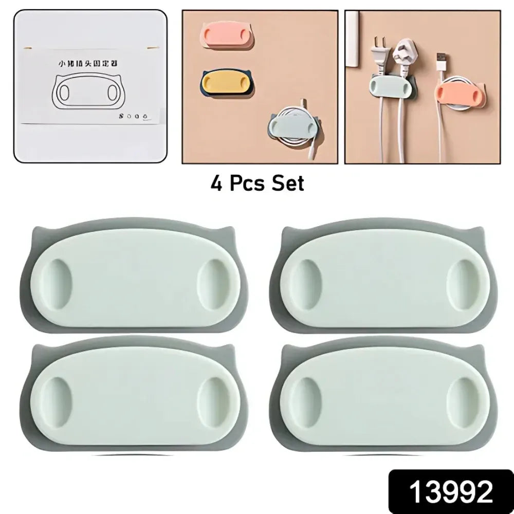 Self-adhesive cable organizer clips - home improvement