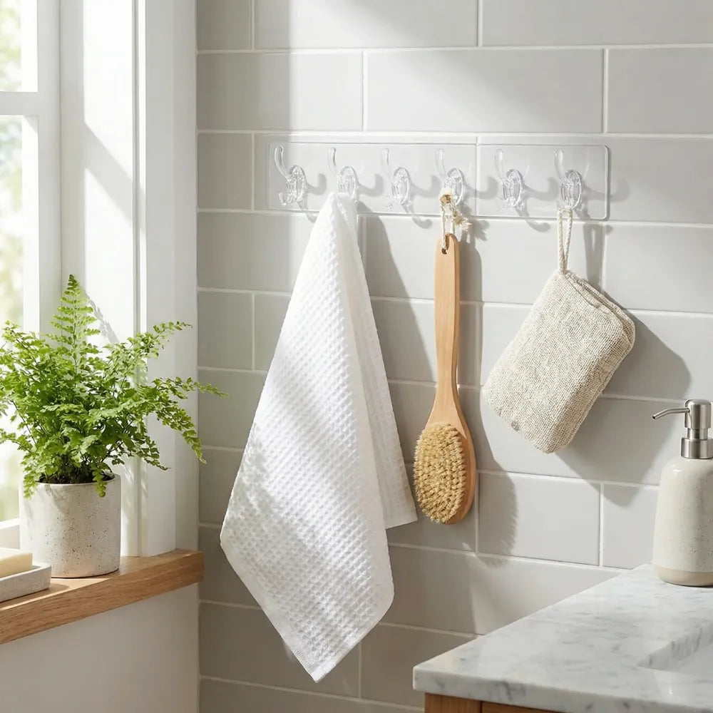 Self adhesive wall hanger hooks