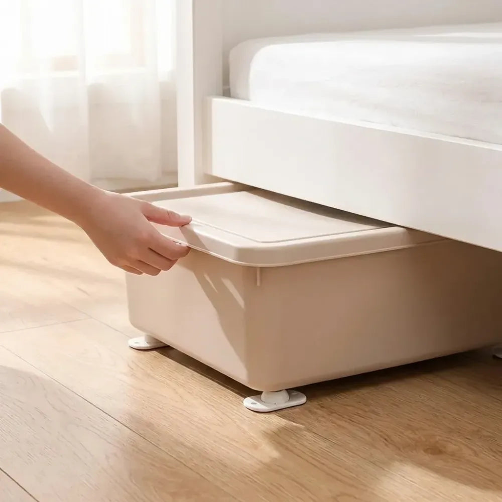 Self adhesive wheels pulley (pack of 4)