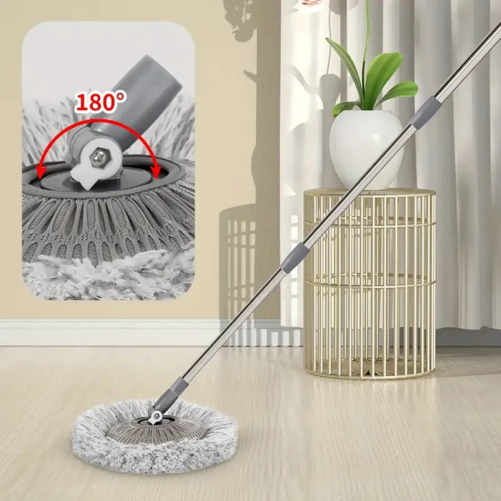 Self-wringing spin mop - home improvement