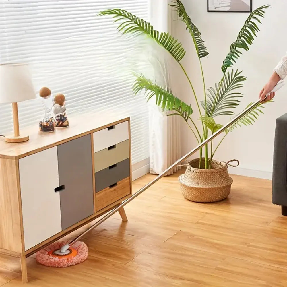 Self-wringing spin mop - home improvement