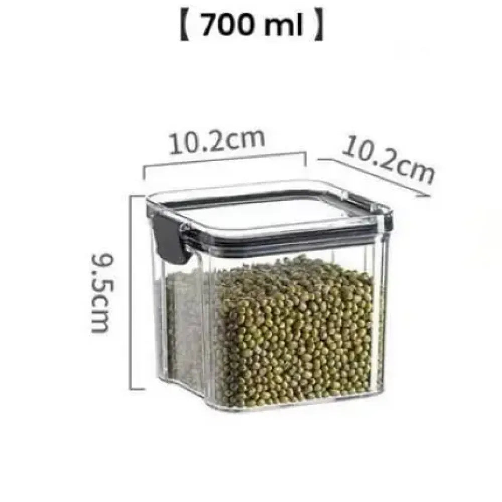 Set of 8 air tight containers