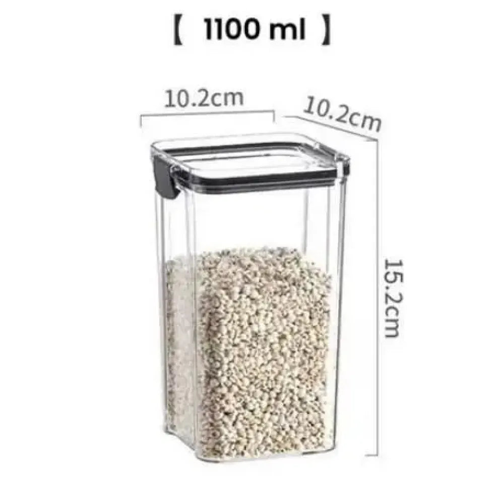 Set of 8 air tight containers