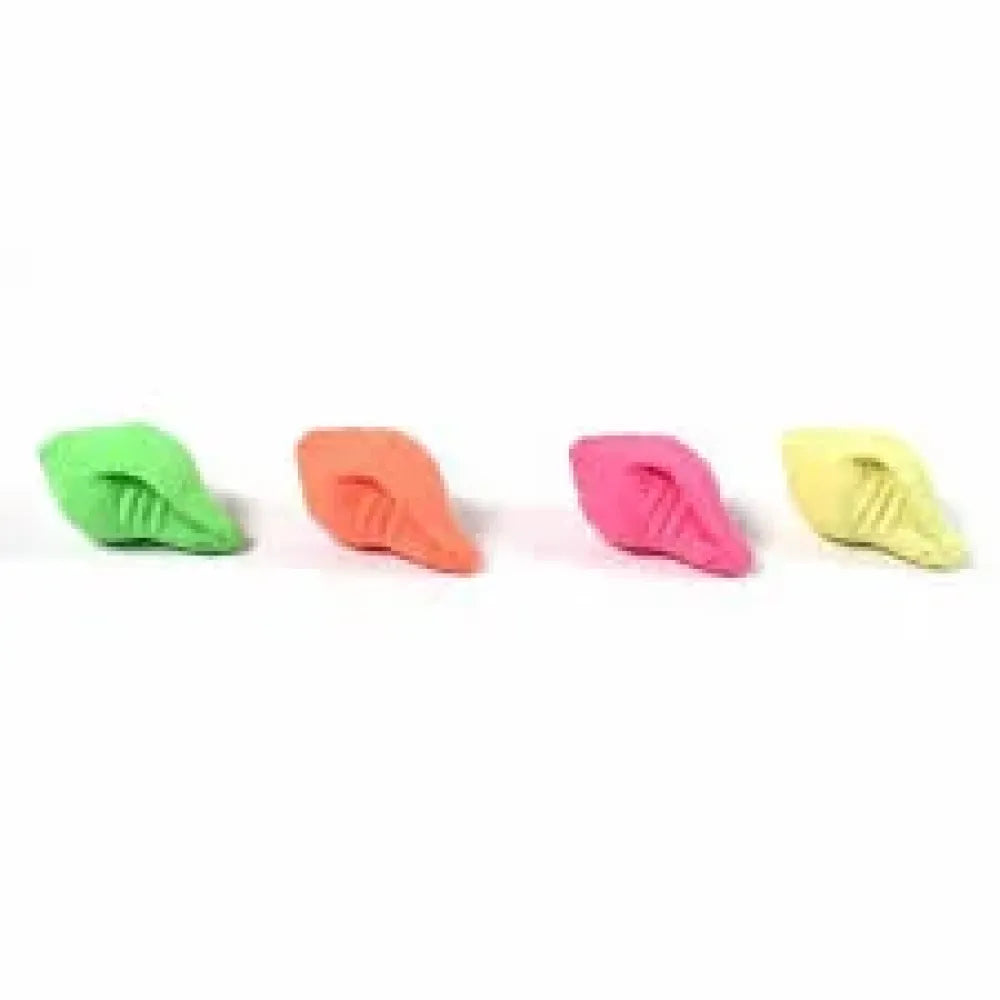 Shankh-shaped fun erasers - office