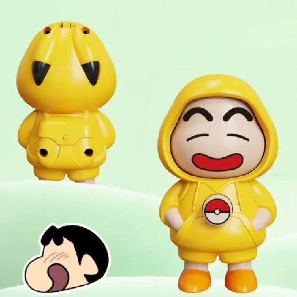 Shinchan face chaning keychain