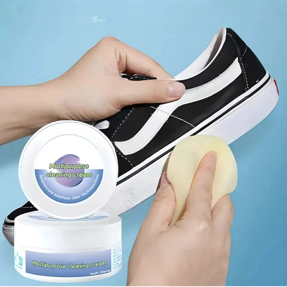 Shoes stains cleaning cream