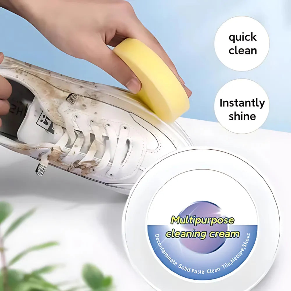 Shoes stains cleaning cream