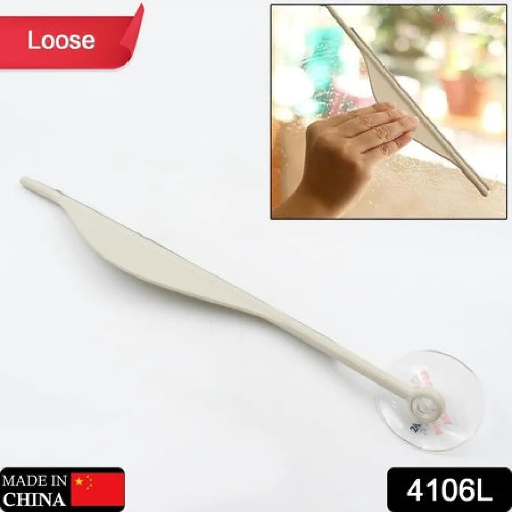 Shower glass squeegee creative bathroom flat mirror window wiper cleaner steam - home improvement