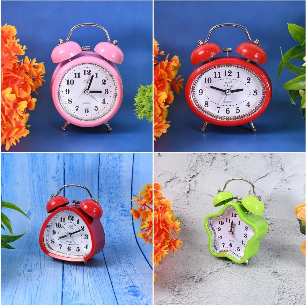 Silent metal alarm clock - office