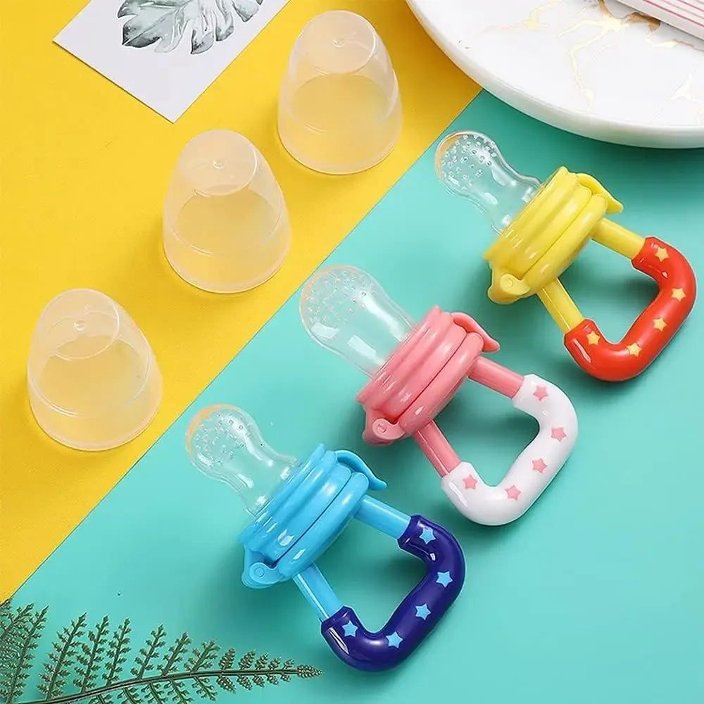 Silicone baby fruit pacifiers – pack of 2