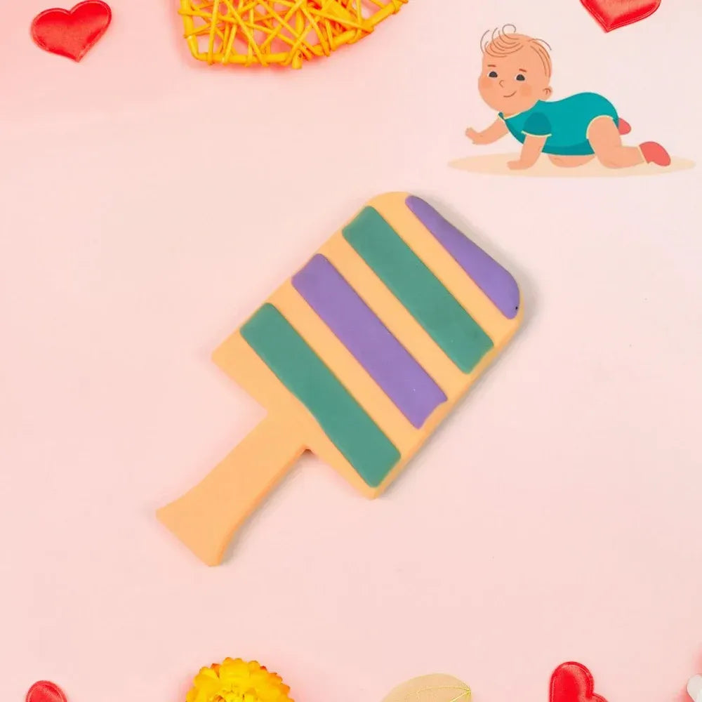 Silicone baby teether - care