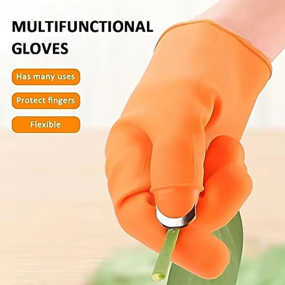 Silicone blade gardening gloves - garden