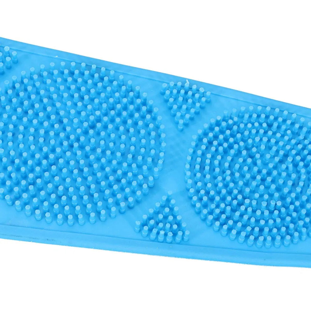 Silicone body scrubber bath brush (1 pc 25 inch) - health & beauty
