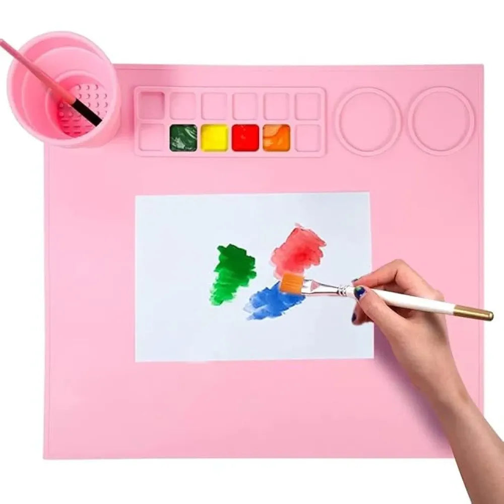 Silicone craft mat for kids – mess-free fun