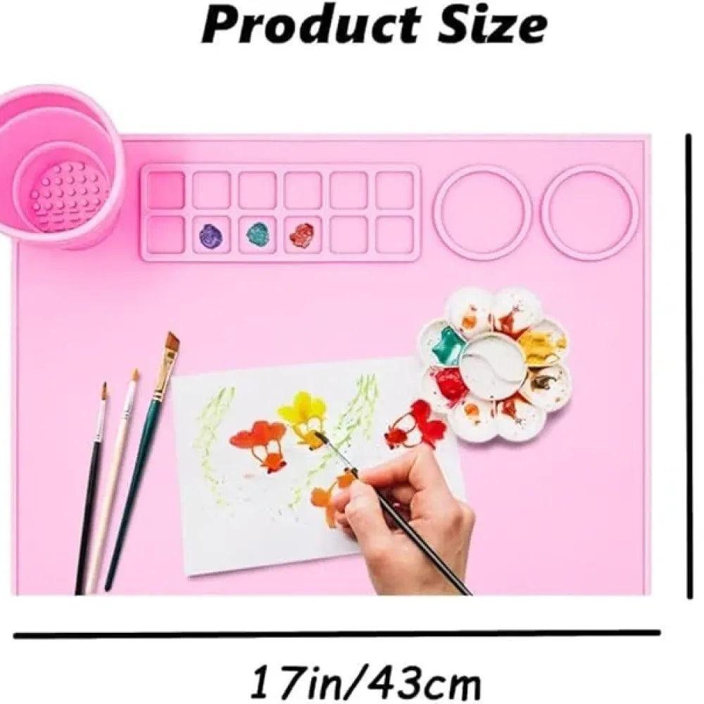 Silicone craft mat for kids – mess-free fun