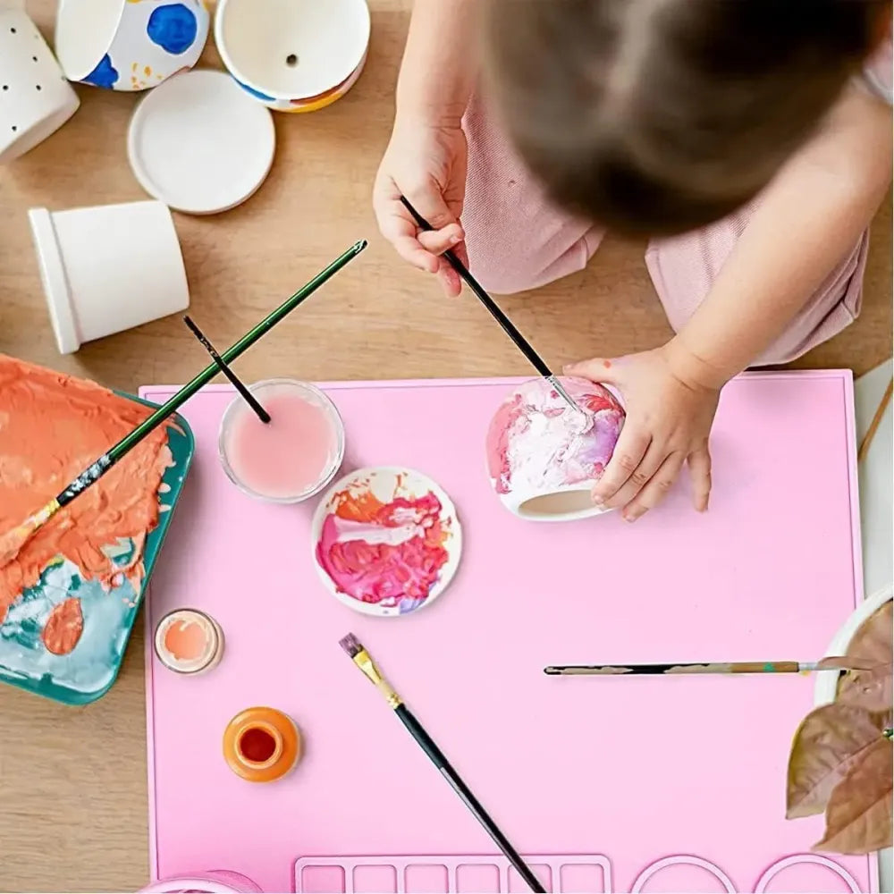 Silicone craft mat for kids – mess-free fun