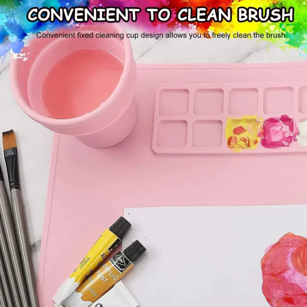 Silicone craft mat for kids – mess-free fun