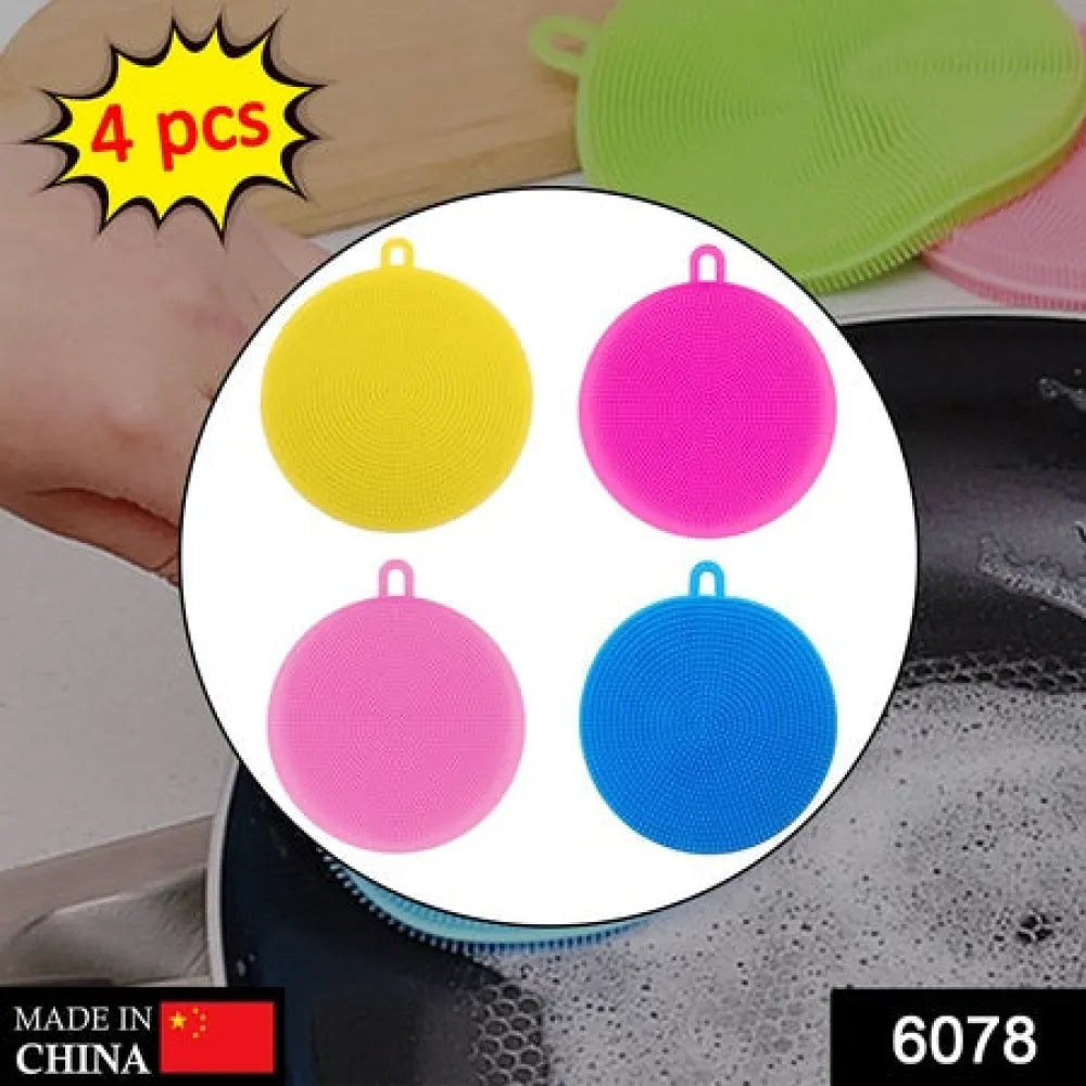 Silicone dish scrubber sponge - home & kitchen