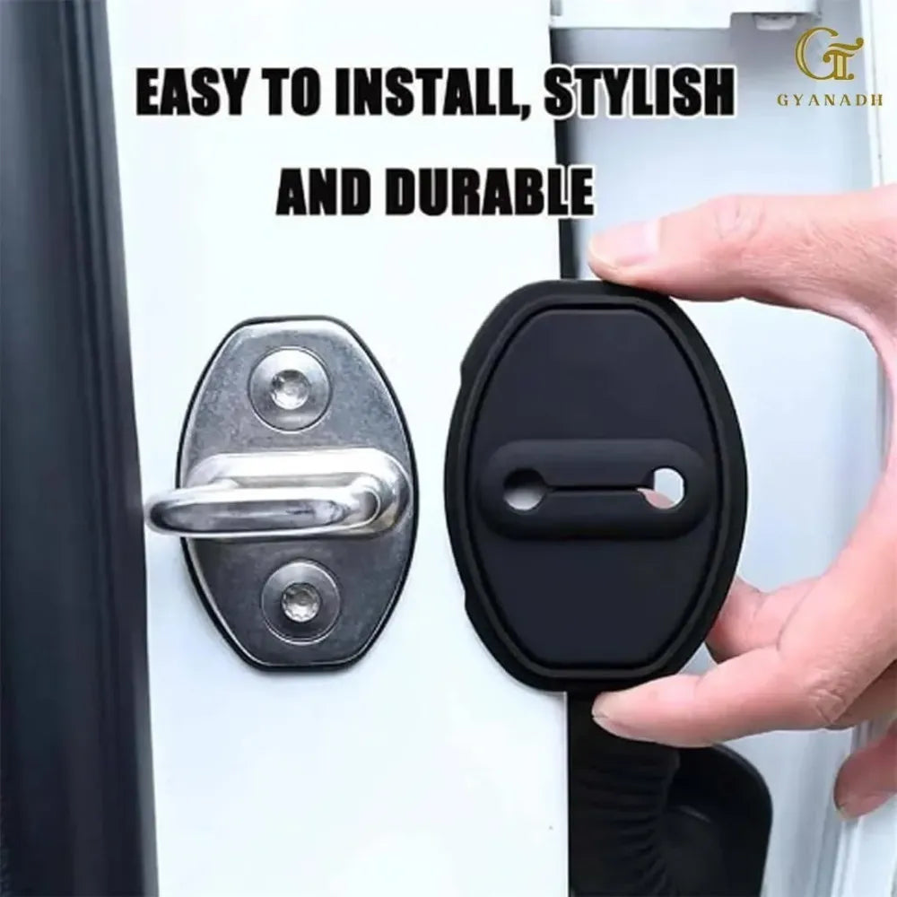 Silicone door lock protectors