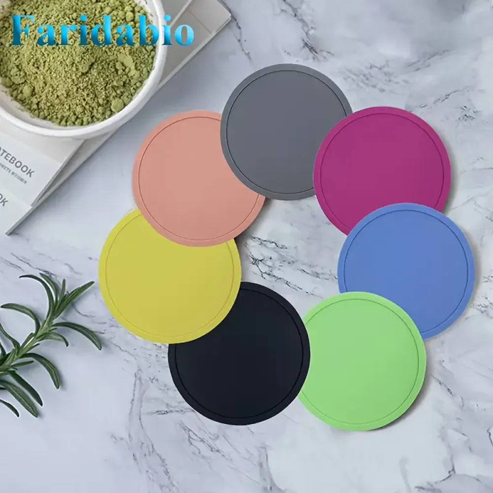 Silicone drink coaster set - home & kitchen