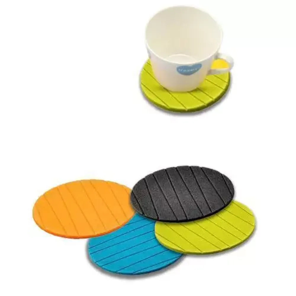 Silicone drink coaster set - home & kitchen