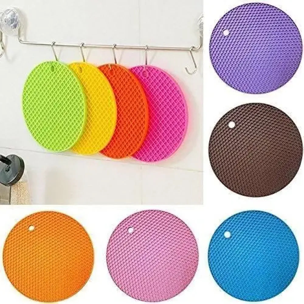 Silicone heat resistant mats – set of 4