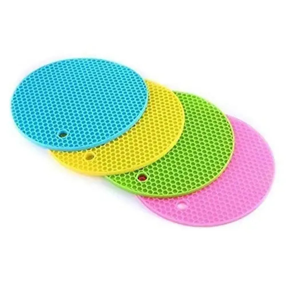Silicone heat resistant mats – set of 4