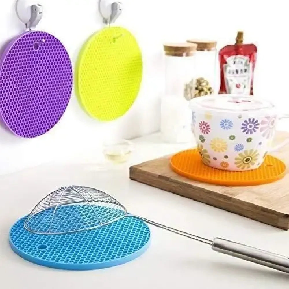 Silicone heat resistant mats – set of 4
