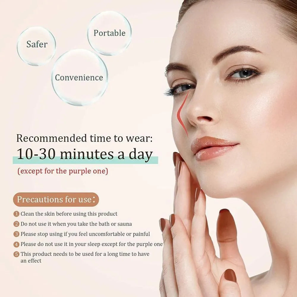 Silicone nose shaper clip
