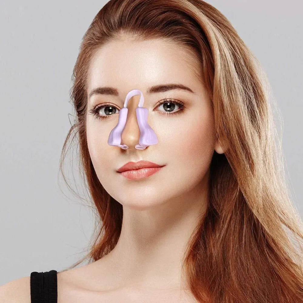 Silicone nose shaper clip