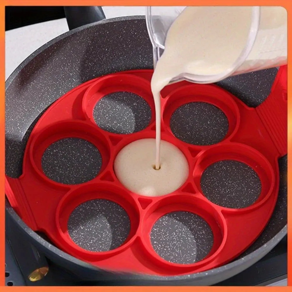 Silicone pancake maker mold – 7 holes