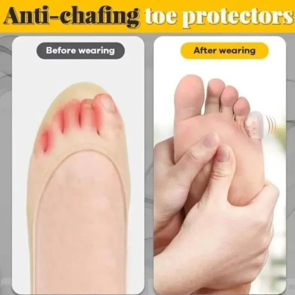 Silicone toe protector