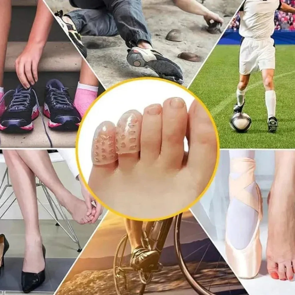 Silicone toe protector