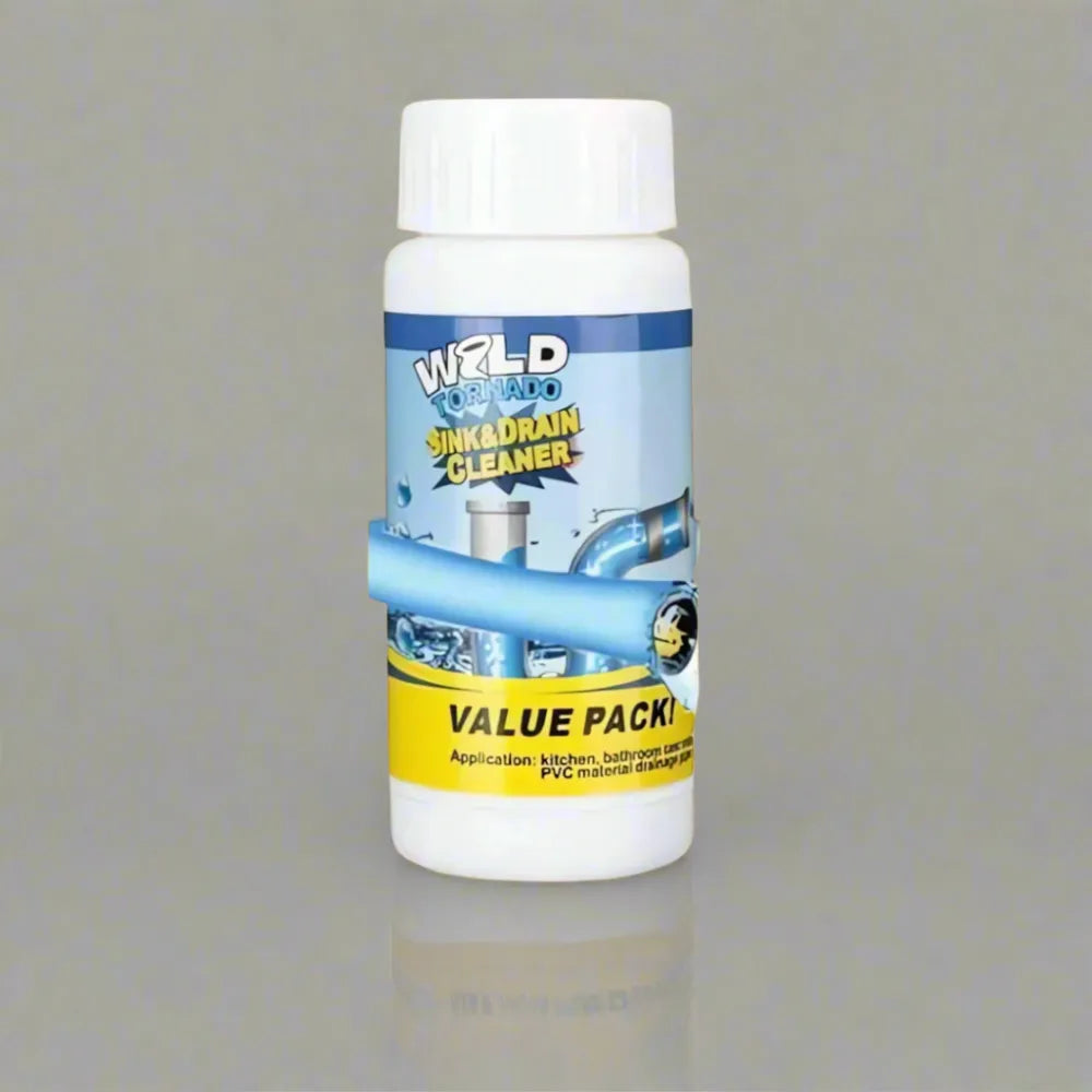 Sink and drain cleaner powder